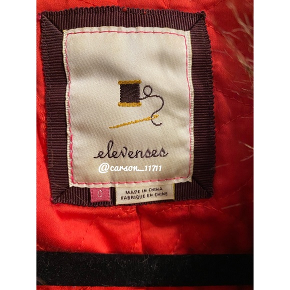 Anthropologie Karelia Tapestry Coat 0 - Picture 9 of 11